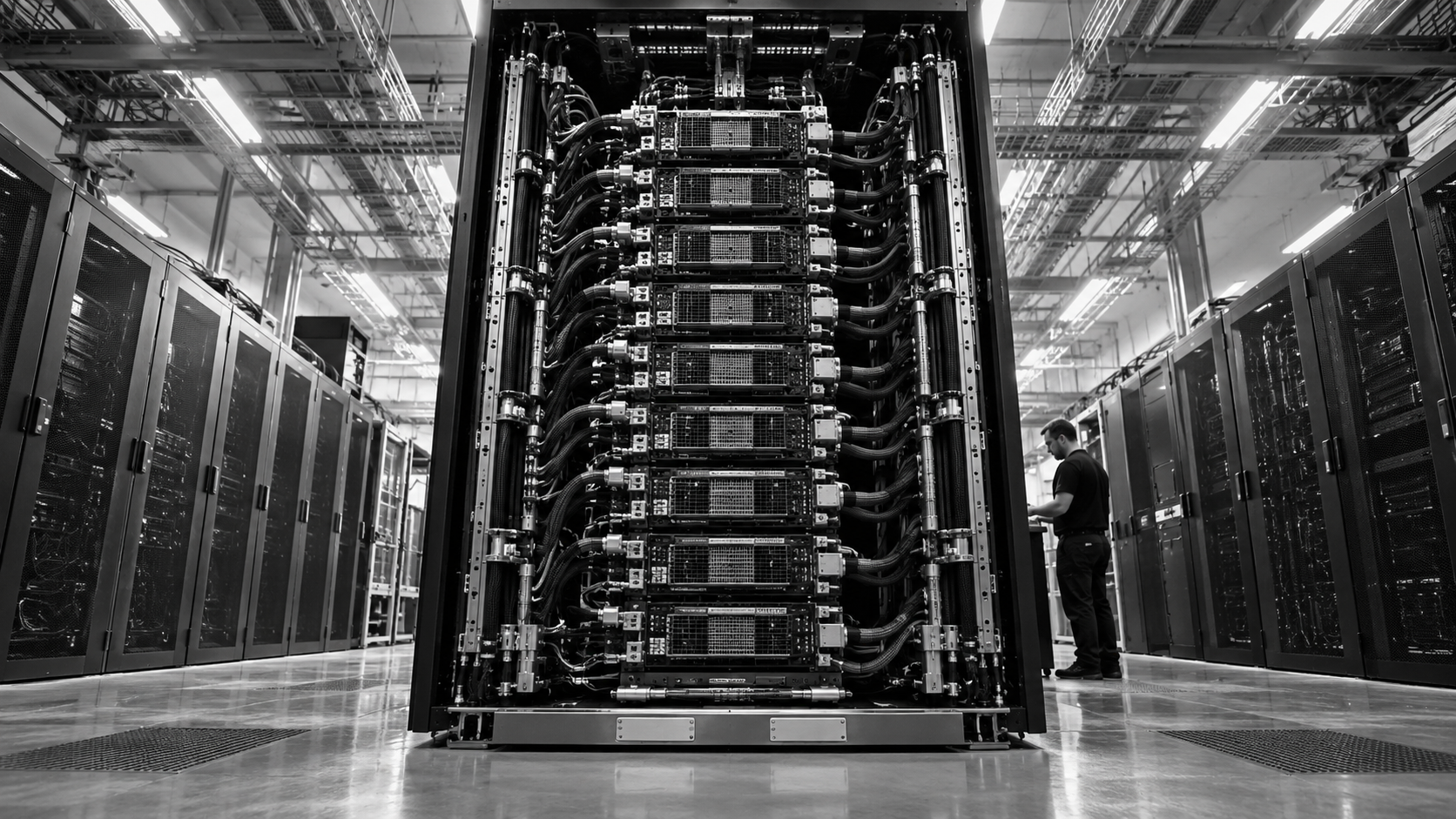NVIDIA DGX GB300 NVL72: 72 GPU и 20 ТБ памяти в одной стойке